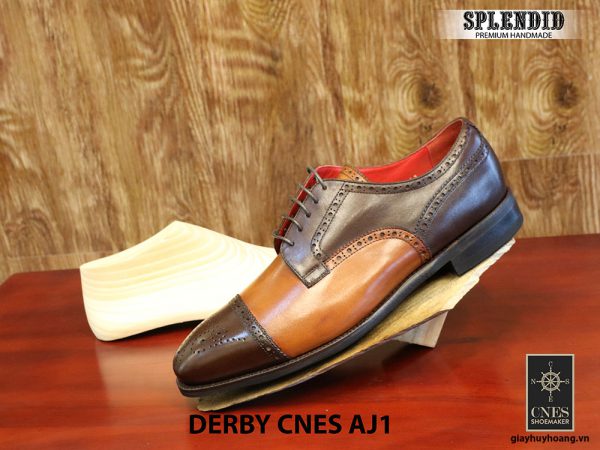 [Outlet] Giày da nam cao cấp Derby CNES AJ1 size 43 001