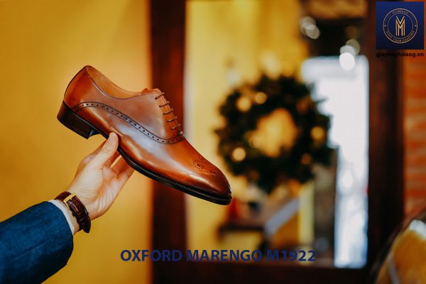 Giày tây nam da bê ý Oxford Marengo M1922 002