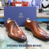 Giày tây nam da trơn Oxford wholecut Marengo M1943 001