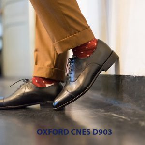 Giày tây nam cột dây đẹp Oxford CNES Oxford 005