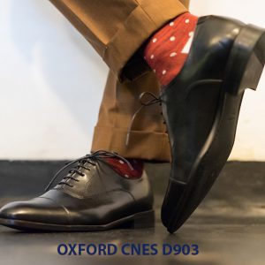 Giày tây nam cột dây đẹp Oxford CNES Oxford 003