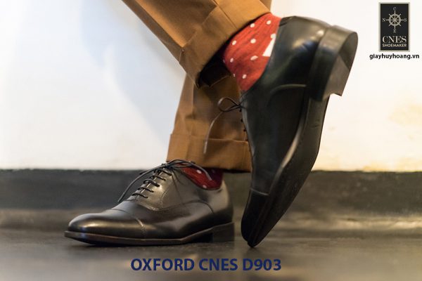 Giày tây nam cột dây đẹp Oxford CNES Oxford 003