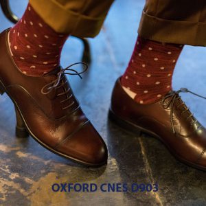 Giày tây nam cột dây đẹp Oxford CNES Oxford 002
