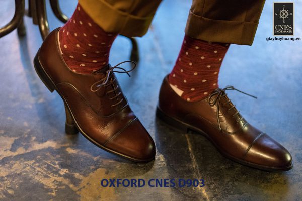 Giày tây nam cột dây đẹp Oxford CNES Oxford 002