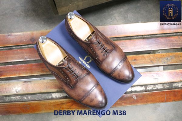 Bán giày tây nam da bò Derby marengo M38 001
