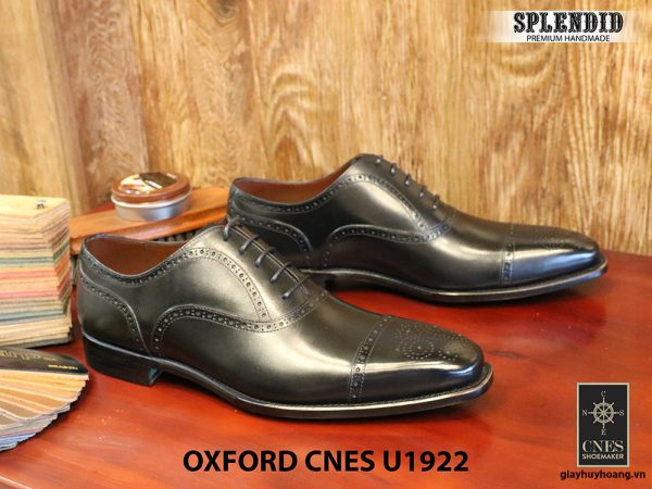 Giày nam mũi vuông Oxford Brogues CNES U1922 size 43 002