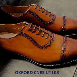 Giày tây nam da bò Oxford CNES U1108 003
