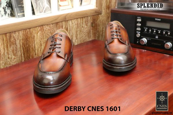 Giày da Derby buộc dây CNES 1601 size 46 005