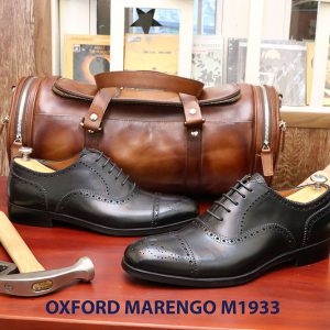 Giày tây nam brogues Oxford Wingtip Marengo M1933 004