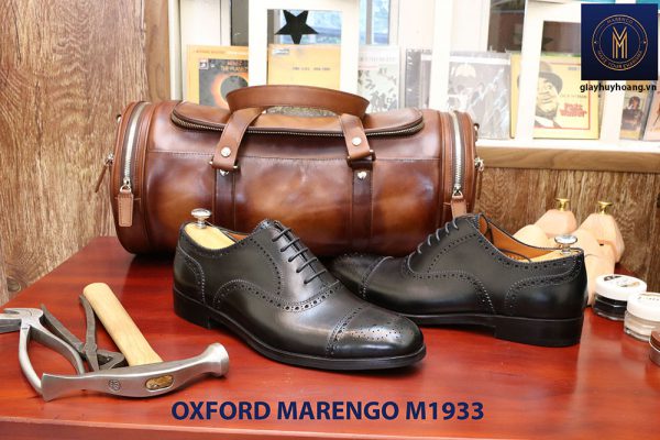 Giày tây nam brogues Oxford Wingtip Marengo M1933 003