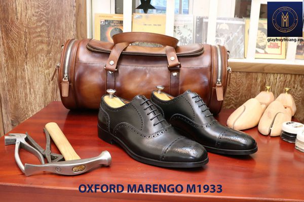 Giày tây nam brogues Oxford Wingtip Marengo M1933 001