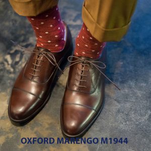 Giày da nam đế cao su Oxford Marengo M1944 002