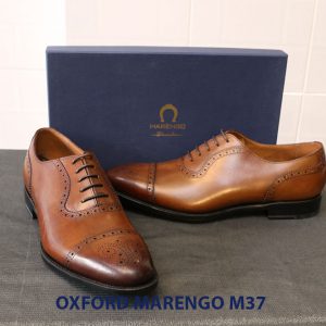 Giày tây nam da bò cột dây Oxford MArengo M37 006