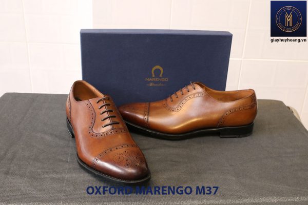 Giày tây nam da bò cột dây Oxford MArengo M37 006