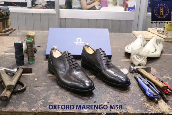 Giày tây da nam Oxford captoe Marengo M58 005