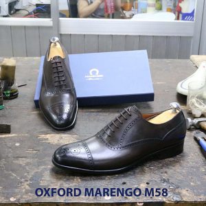 Giày tây da nam Oxford captoe Marengo M58 004