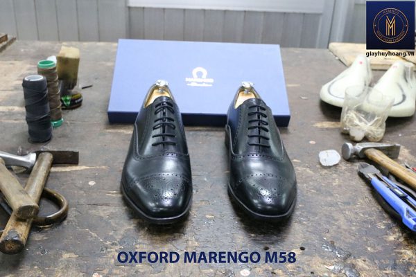 Giày tây da nam Oxford captoe Marengo M58 003