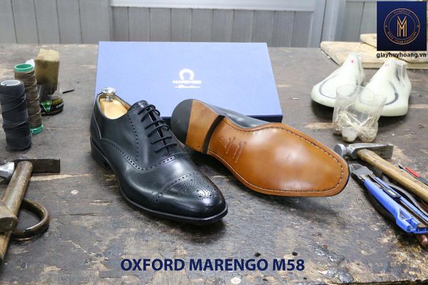 Giày tây da nam Oxford captoe Marengo M58 002