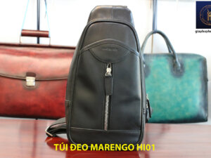 Túi bao tử đeo chéo nam da bò Marengo 004