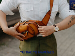 Túi bao tử đeo chéo nam da bò Marengo 002