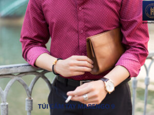 Túi cầm tay nam da bò Marengo 9 003