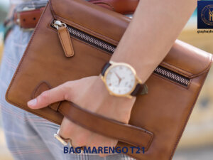 Túi cầm tay nam da bò CLUTCH Marengo T21 001