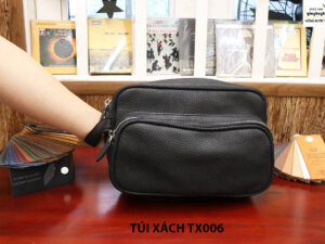Túi cầm tay da hột không nhăn nam CNES TX006 003