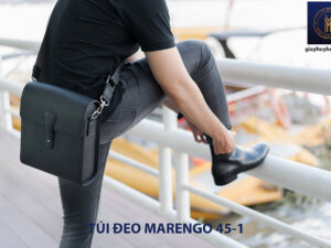 Túi đeo vai chéo da bò nam Marengo 45-1 003