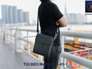 Túi đeo vai chéo da bò nam Marengo 45-1 002