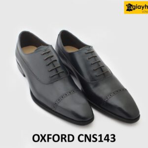 Giày tây da nam mũi vuông sang trọng Oxford CNS143 001