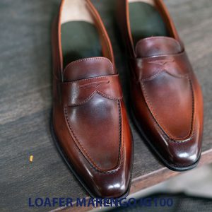 Giày tây lười nam không dây Marengo IG100 002