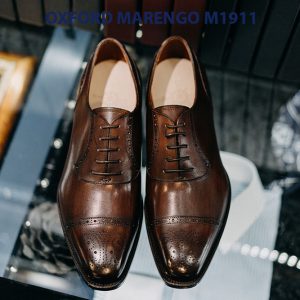 Giày tây nam đế da Oxford Marengo M1911 002