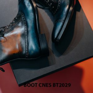 Giày da nam cổ cao Boot CNES BT2029 004