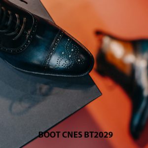 Giày da nam cổ cao Boot CNES BT2029 003