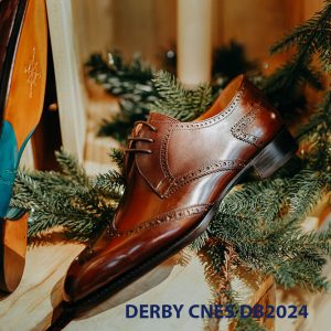 Giày da nam cột dây Derby CNES DB2024 006