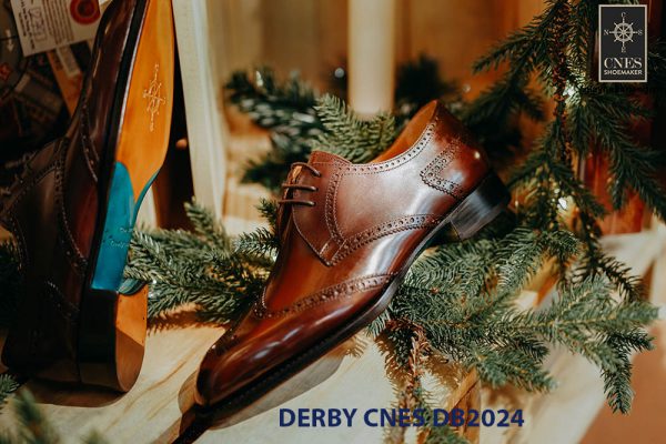 Giày da nam cột dây Derby CNES DB2024 006
