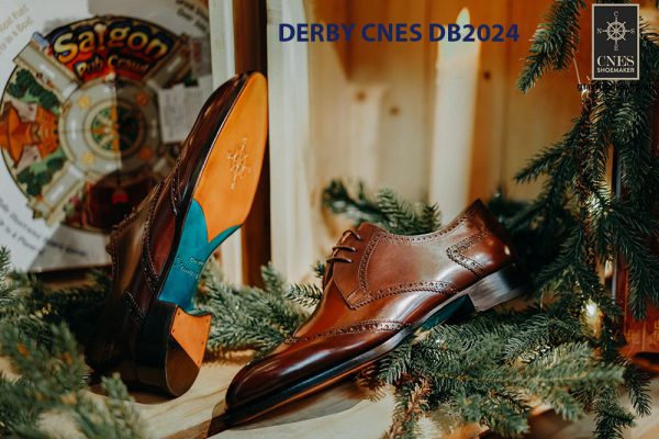 Giày da nam cột dây Derby CNES DB2024 005
