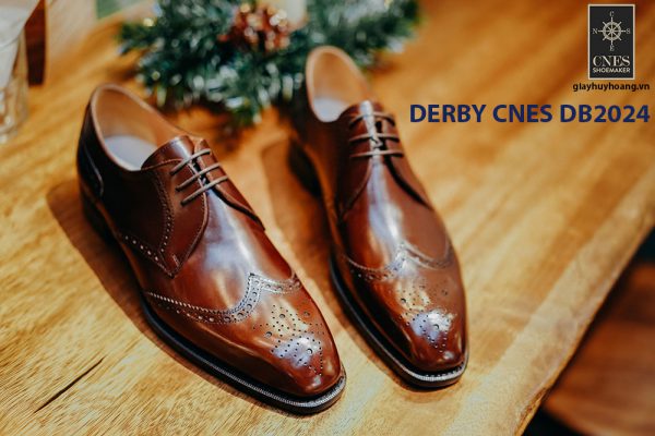 Giày da nam cột dây Derby CNES DB2024 001