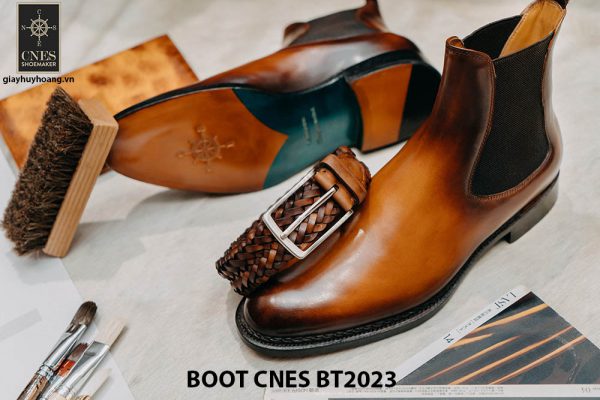 Giày da nam cổ cao Boot CNES BT2023 002