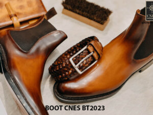 Giày da nam cổ cao Boot CNES BT2023 001