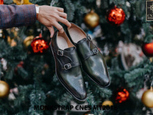 Giày da nam không dây Monkstrap CNES MT2018 005