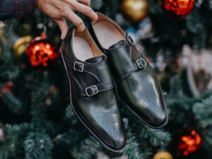 Giày da nam không dây Monkstrap CNES MT2018 005