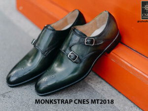 Giày da nam không dây Monkstrap CNES MT2018 004