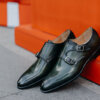 Giày da nam không dây Monkstrap CNES MT2018 001