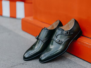 Giày da nam không dây Monkstrap CNES MT2018 001
