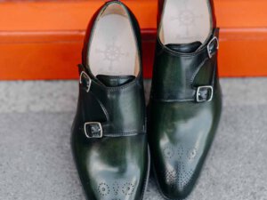 Giày da nam không dây Monkstrap CNES MT2018 001