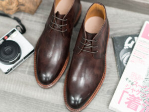 Giày da nam chính hãng Chukka Boot CNES BT2038 001