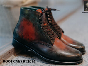 Giày da nam thời trang Boot CNES BT2036 003