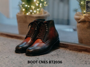Giày da nam thời trang Boot CNES BT2036 001