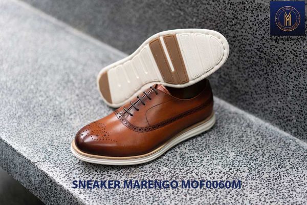 [Outlet Size 41] Giày da nam thể thao Sneaker Marengo MOF0060 004